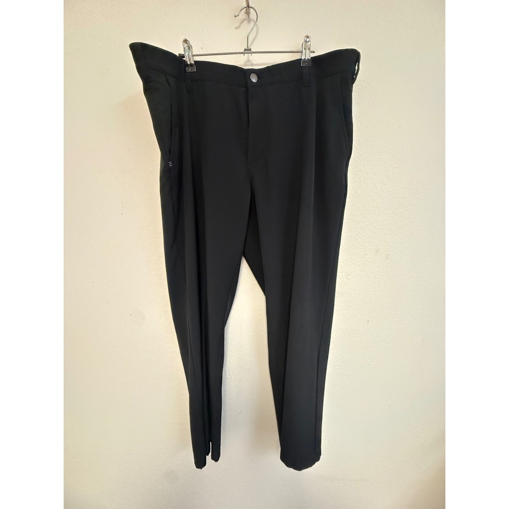 Adidas Ultimate365 Golf Pants Mens 40x30 Black Stretch Performance Flat Front